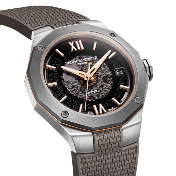 Riviera 39 mm automatique en acier inoxydable